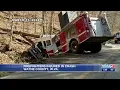 Firefighters injured in Wayne County crash