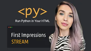 PyScript First Impressions - Run Python in HTML Document