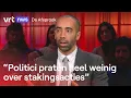Doet staken er nog toe? Partijvoorzitter Sammy Mahdi schudt het hoofd