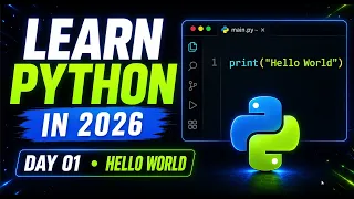 Learn Python in 2026 Python for Beginners