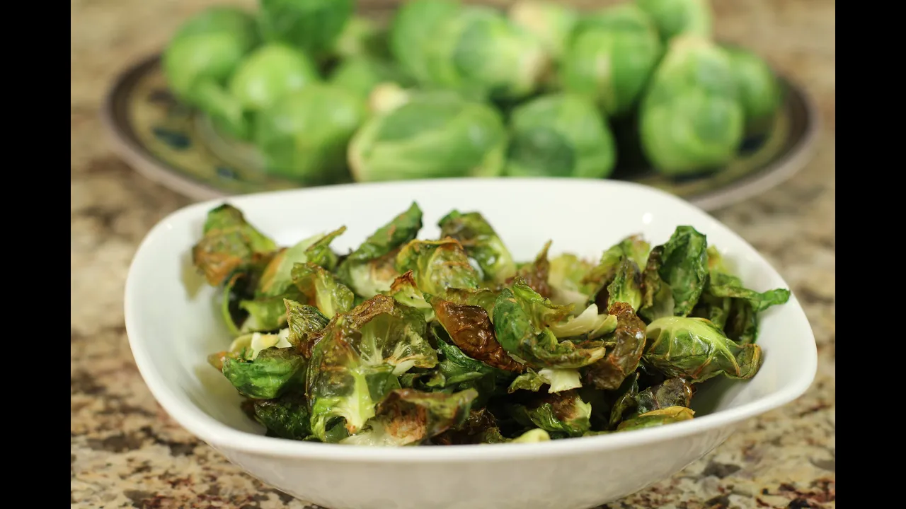 Brussel Sprout Chips - Clean Healthy Delicious Snack!