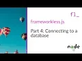 PART 4 Build a Node js web app with no frameworks from scratch frameworkless js