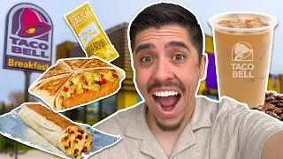 I Tried EVERY Taco Bell Breakfast Item