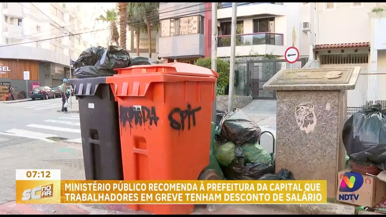 Ministério Público recomenda desconto de salário durante greve da Comcap em Florianópolis