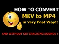 How to quick convert MKV to MP4 Adobe Premiere Pro Tutorial