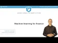 Python Tutorial Machine Learning for Finance in Python
