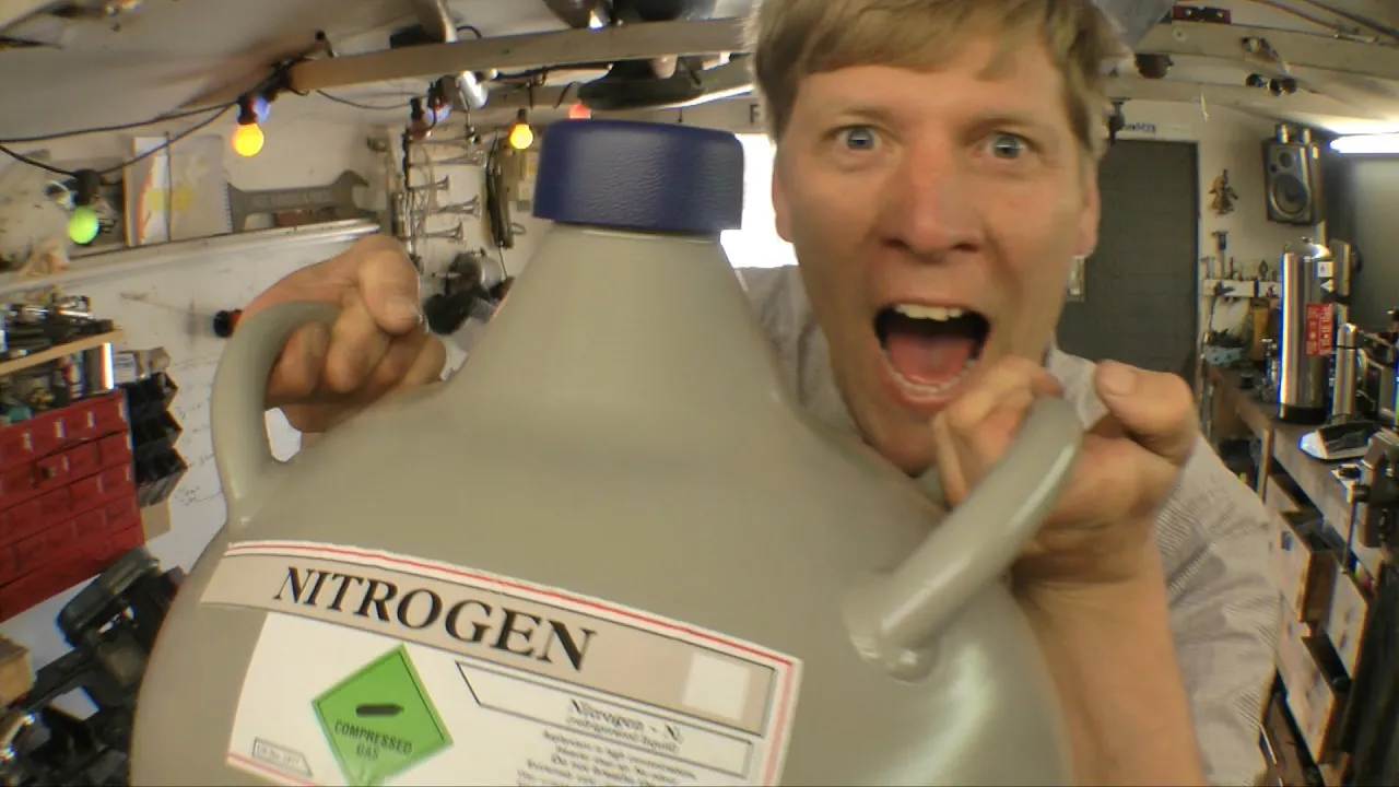 DIY X-MEN Making Ice Man palm mounted Liquid Nitrogen Freeze Blaster