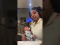 darealbbjudy instagram live with baby true