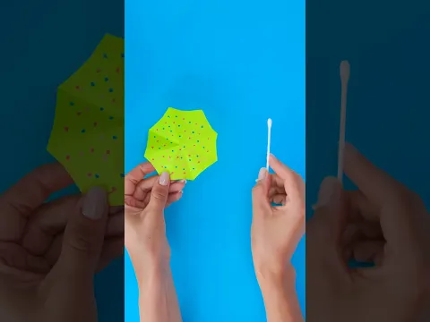 ☀️🥵 Barbie Is Too Hot! Let’s Make a DIY Sun Umbrella! 🌂 #shorts #kids