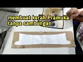Lagu cara jahit kerah Pramuka tanpa sambungan/langsung pria wanita#pemula