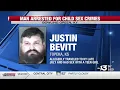 Kansas man arrested for child sex crimes in Kentucky