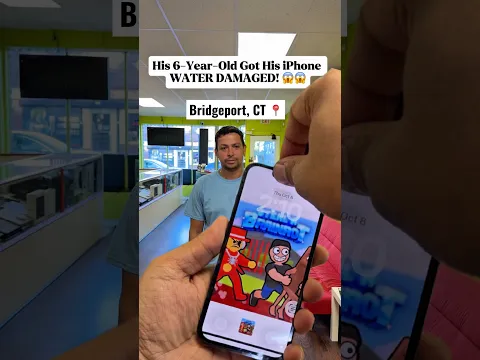6-Year-Old DESTROYED His iPhone With Water! 😱 #shorts