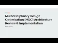 Multidisciplinary Design Optimization MDO Review Implementation Peter Hacker BlockScience