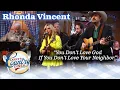 RHONDA VINCENT performs YOU DON'T LOVE GOD IF YOU DON'T LOVE YOUR NEIGHBOR on LARRY'S COUNTRY DINER!