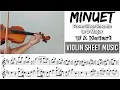 Free Sheet || Minuet Divertimento - Mozart || Violin Sheet Music