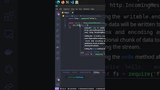 Node js minimal http server