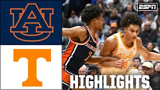 SEC Tournament Auburn Tigers vs Tennessee Volunteers Full Game Highlights ESPN CBB