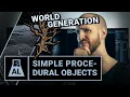 World Generation with Simple Procedural Objects for my RPG
