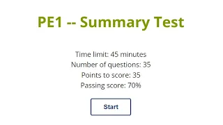 Python Essentials 1 Summary Test with explanation