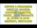 Nginx to Apache2 Location directive proxy - pass separate IP HTTPS to HTTP redirect nextcloud