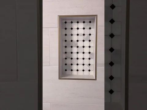 Instalación de cerámica en nicho
