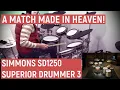 Simmons SD1250 Electronic Drum Set Superior Drummer 3 - Antimatter Is