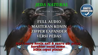 full masteran konin isian zipper pleci jernih dari suara kolibri ninja asli bikin cerdas cepat masuk