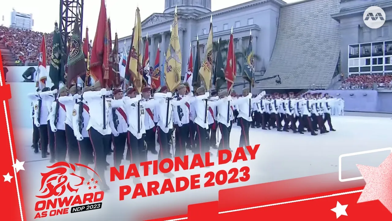 Guard of Honour and Colours Party march in | National Day 2023 | NDP 2023 Guard of Honour and Colours Party march in | National Day 2023 | NDP 2023