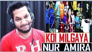 Koi Mil Gaya LIVE Drum Cover by Nur Amira Syahira - YouTube || (RH-Reaction \u0026 Review)✔