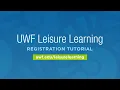 UWF Leisure Learning Registration Tutorial