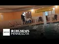 North Dakota hotel worker caught on apparently washing sheets in hot tub