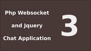 Php Chat Application System Tutorial Websocket and Jquery - 3 Implement Chat Class