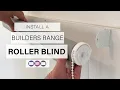 How to Remove Install a Builders Range Roller Blind From the Brackets - Betta Blinds and Awnings