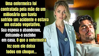 Uma enfermeira foi contratada pela mãe de um milionário que havia sofrido um acidente e estava em...