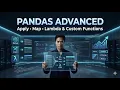 Pandas Advanced Tutorial Apply Map Lambda Functions Explained with Real Example