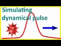 How to simulate traveling wave pulse in Mathematica