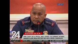 Download PNP Chief Dela Rosa, nag-sorry sa sumbat niyang ingrato ang mga kritiko ng anti-drug campaign MP3