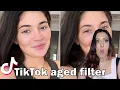 celebrities try TikTok age filter