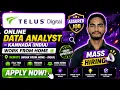 TELUS Digital Work From Home Jobs 2026 Online Data Analyst Kannada Freshers Remote Jobs