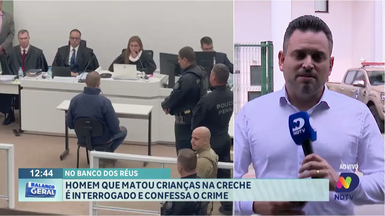 Júri popular do homem que matou crianças em creche de Blumenau