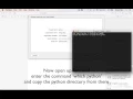 Python with Xcode