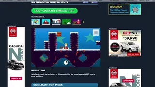 Episode 21 Cool maths 60 second Santa run