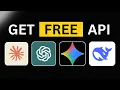 How to Get Free API Keys for Claude OpenAI Gemini 2026 Guide