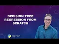 Decision Tree Regression From Scratch