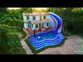 Download Lagu [Full Video]Build Most Creative Modern Mud Villa With Water Slide Park \u0026 Underground Swimming Pool