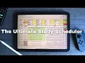 The Optimal Study Scheduler for Students Free Template