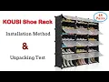 KOUSI Shoe Rack How to Assemble DIY Space Saving