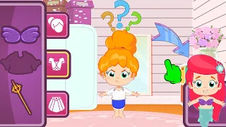 Groovy Dresses Up Phoebe! 👑👗 | Elsa, Rapunzel & Snow White Fun | Groovy The Martian