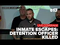 News conference Cherokee County inmate escape