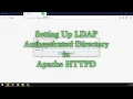 Setting Up LDAP Authenticated Directory in Apache HTTPD